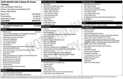 2023 Mazda Mazda MX-5 Grand Touring