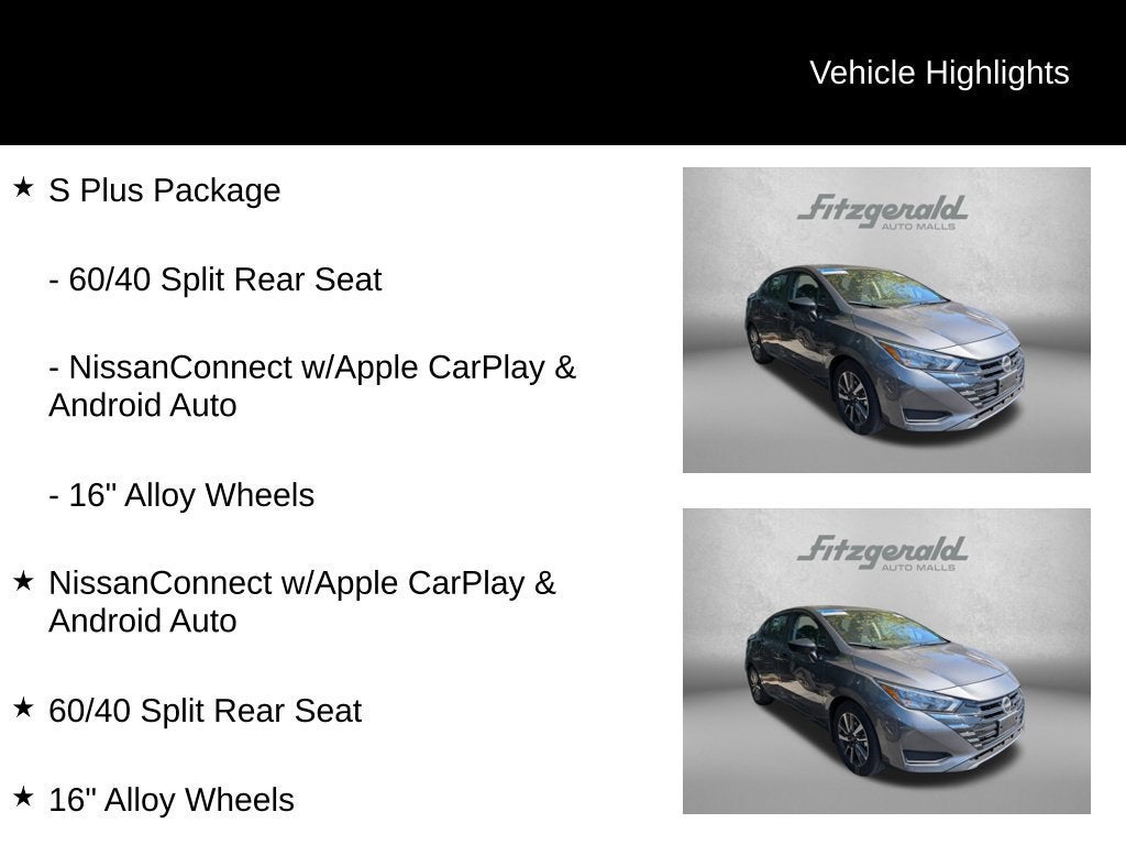 2025 Nissan Versa S