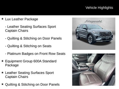 2025 Ford Explorer Platinum
