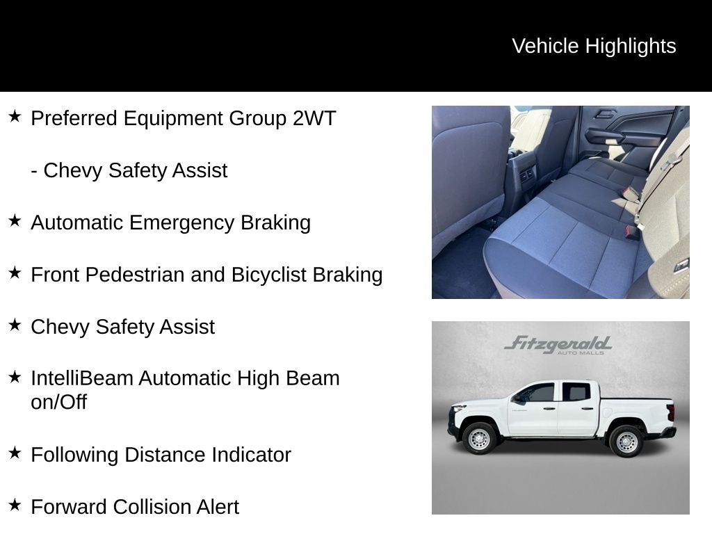 2026 Chevrolet Colorado Work Truck