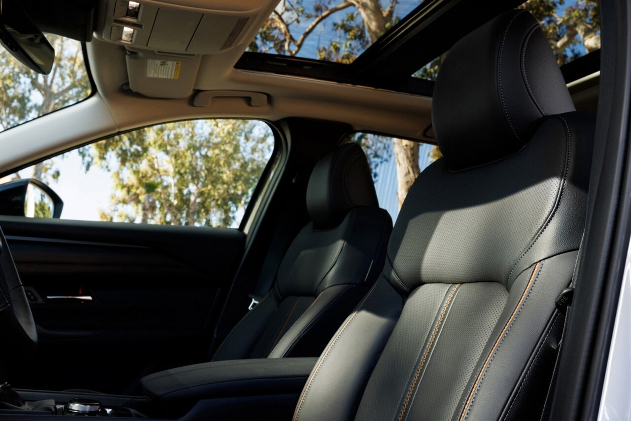 close up interior photo of the interior of a CX-50 from Fitzgerald Mazda Frederick in Frederick MD 